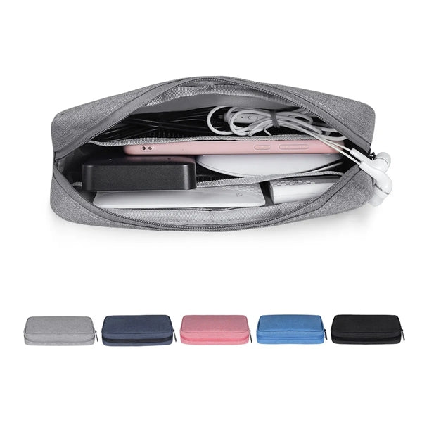 Zippered Waterproof Portable Electronic Tech Organizer Bag