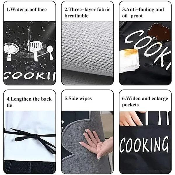 Waterproof and Oil Proof Cooking Apron