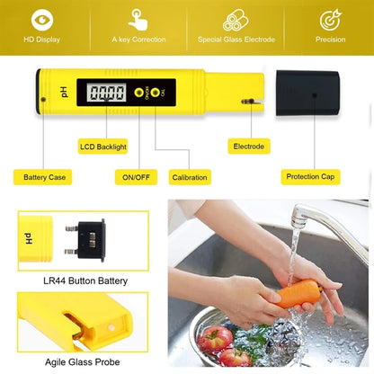 pH Meter High Accuracy Tester Pen