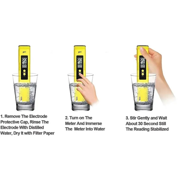 pH Meter High Accuracy Tester Pen