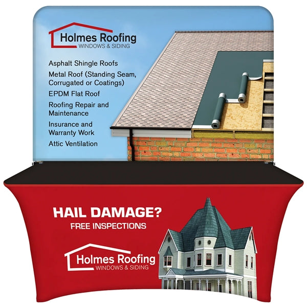 6' Table Cover Half Wall Kit