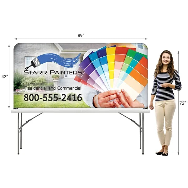 8' Table Top Hardware & Medium Banner Kit