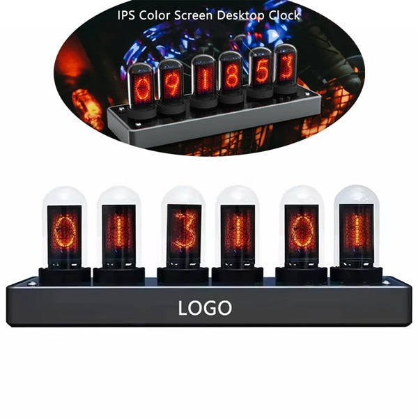Nixie Tube Ips Vintage Digital Alarm Clock