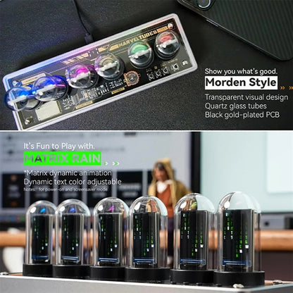 Nixie Tube Ips Vintage Digital Alarm Clock