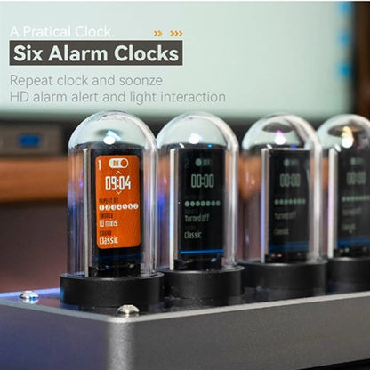 Nixie Tube Ips Vintage Digital Alarm Clock