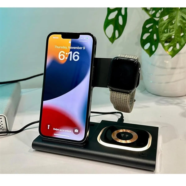 3 In 1 Foldable Wireless Charging Station