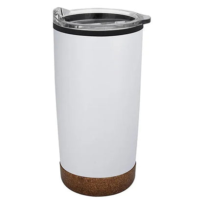 20 Oz. Full Color Cork Bottom Stainless Steel Tumbler