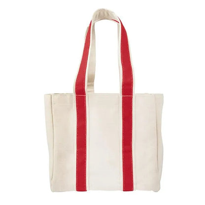Canvas Wine Bottle Tote Bag
