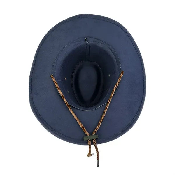 Suede Cowboy Hat Travel Camping Costume Cosplay Party Cap