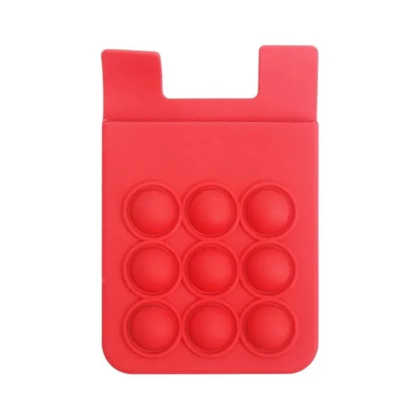 Stress Reliever Silicone Phone Wallet