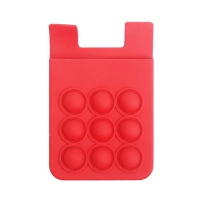Stress Reliever Silicone Phone Wallet