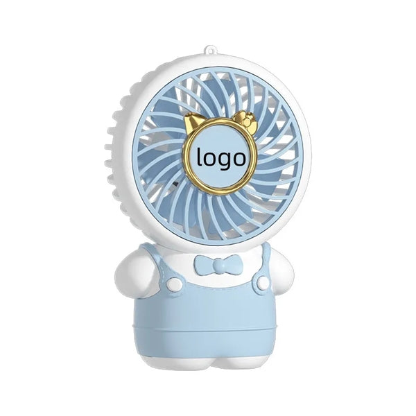 Cartoon handheld small fan portable mini electric