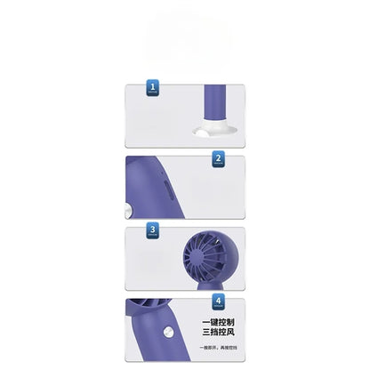 Mini handheld turbo fan