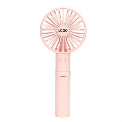 Usb tripod fan dual purpose rechargeable