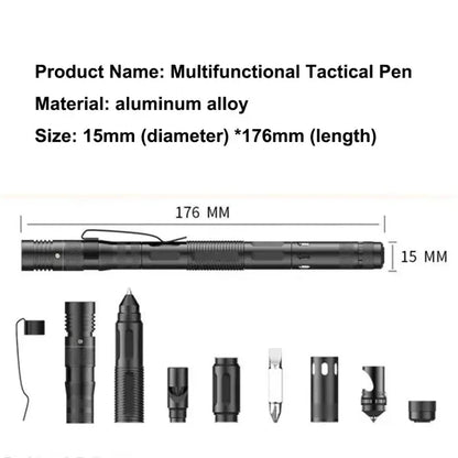 Multifunctional Outdoor Camping Adventure Tactical Pen
