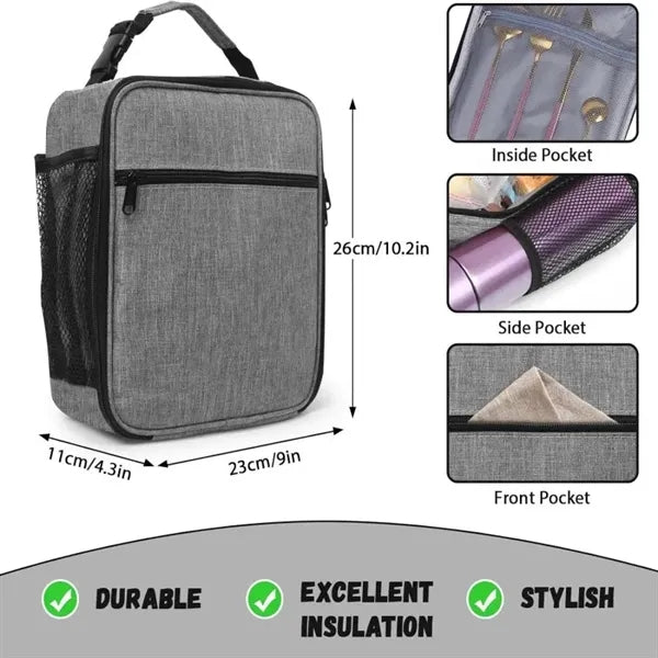 Durable and Stylish Insulated Lunch Bag