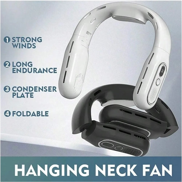 Foldable Hanging Neck Fan USB Charging Face Air Cooler