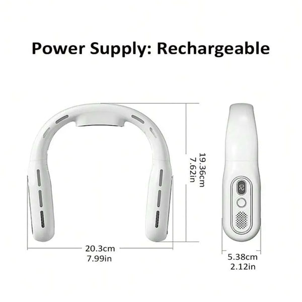 Foldable Hanging Neck Fan USB Charging Face Air Cooler