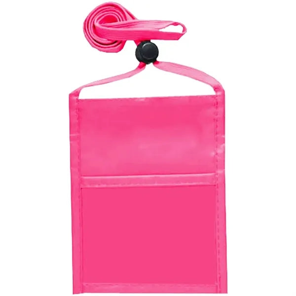 Economy Single Pocket Wallet with Lanyard