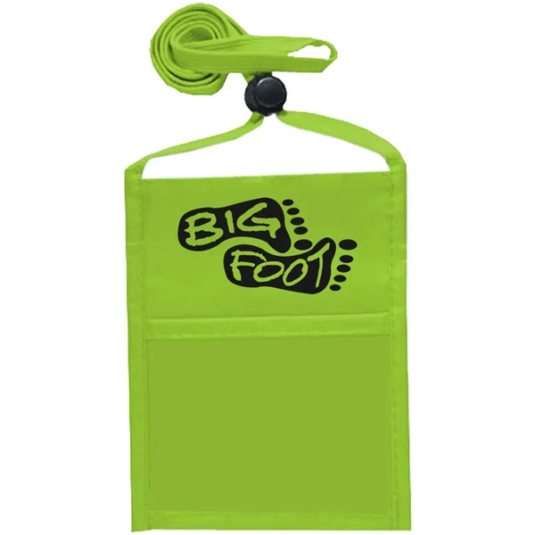 Economy Single Pocket Wallet with Lanyard