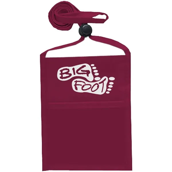 Economy Single Pocket Wallet with Lanyard