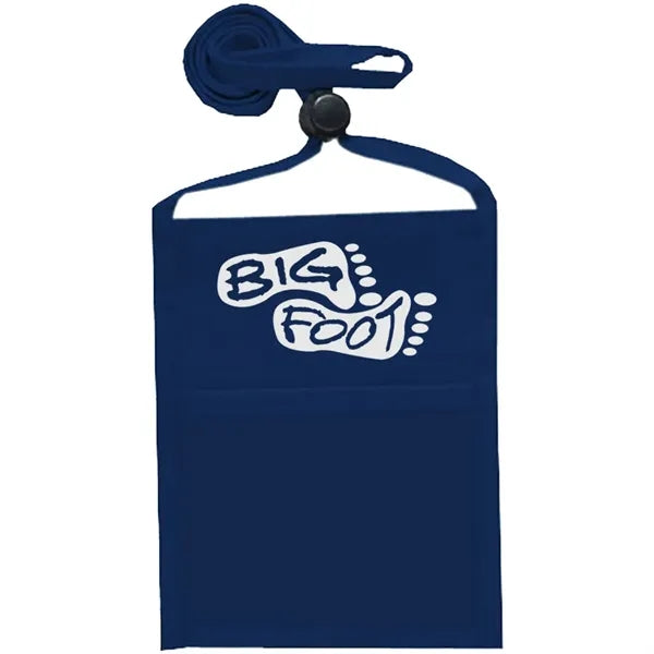 Economy Single Pocket Wallet with Lanyard