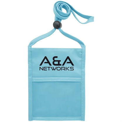 Premium Double Window Pouch Neck Wallet