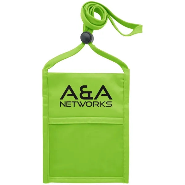 Premium Double Window Pouch Neck Wallet