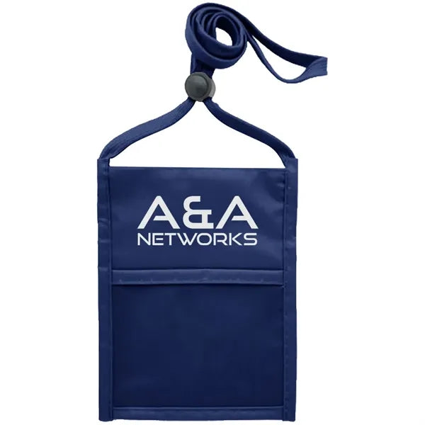 Premium Double Window Pouch Neck Wallet
