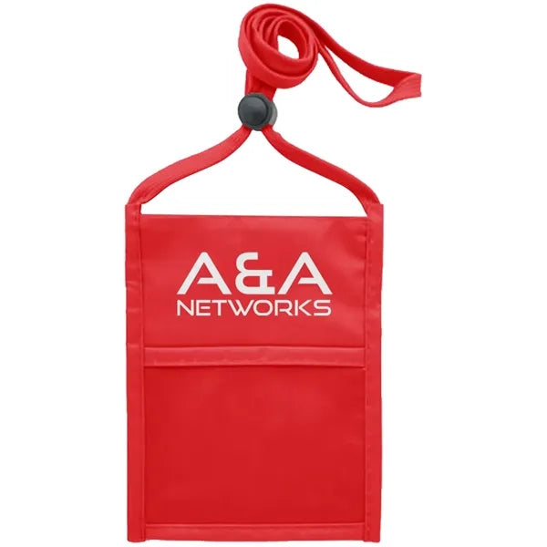 Premium Double Window Pouch Neck Wallet