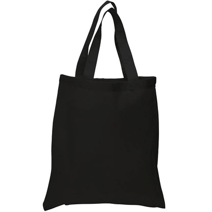 6 Oz. Cotton Canvas Tote Bag Self Fabric Handles (15" x 16")