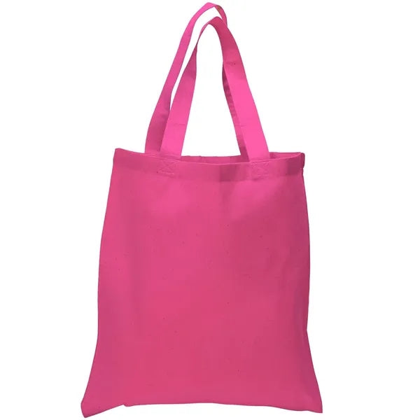 6 Oz. Cotton Canvas Tote Bag Self Fabric Handles (15" x 16")