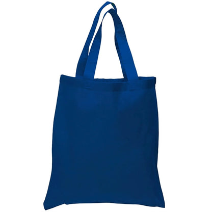 6 Oz. Cotton Canvas Tote Bag Self Fabric Handles (15" x 16")