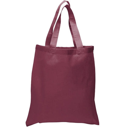 6 Oz. Cotton Canvas Tote Bag Self Fabric Handles (15" x 16")