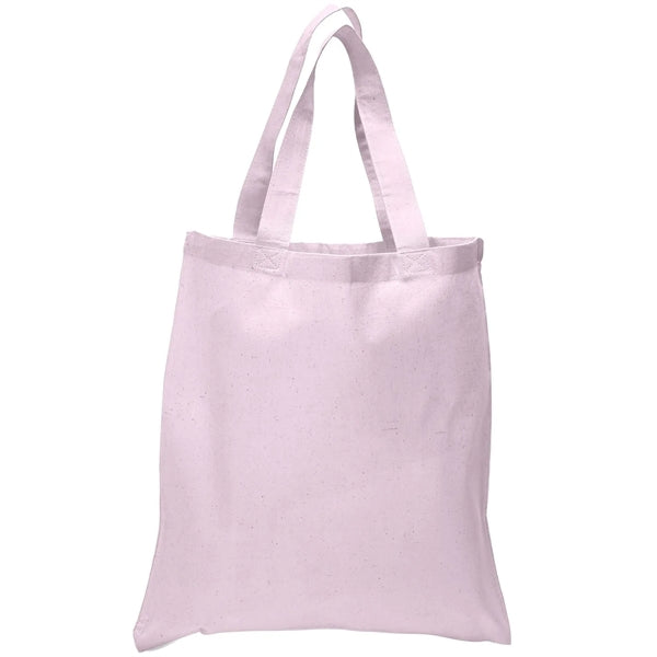 6 Oz. Cotton Canvas Tote Bag Self Fabric Handles (15" x 16")