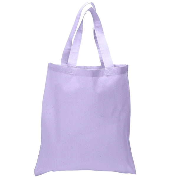 6 Oz. Cotton Canvas Tote Bag Self Fabric Handles (15" x 16")