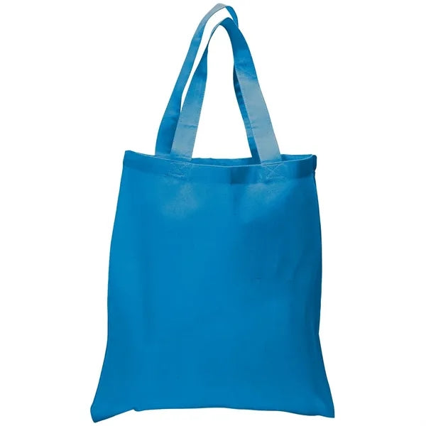 6 Oz. Cotton Canvas Tote Bag Self Fabric Handles (15" x 16")