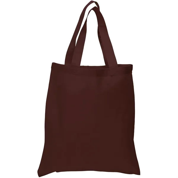 6 Oz. Cotton Canvas Tote Bag Self Fabric Handles (15" x 16")