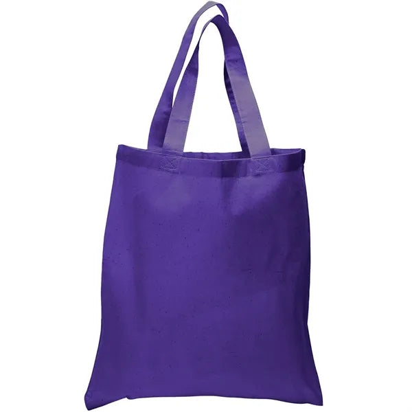 6 Oz. Cotton Canvas Tote Bag Self Fabric Handles (15" x 16")