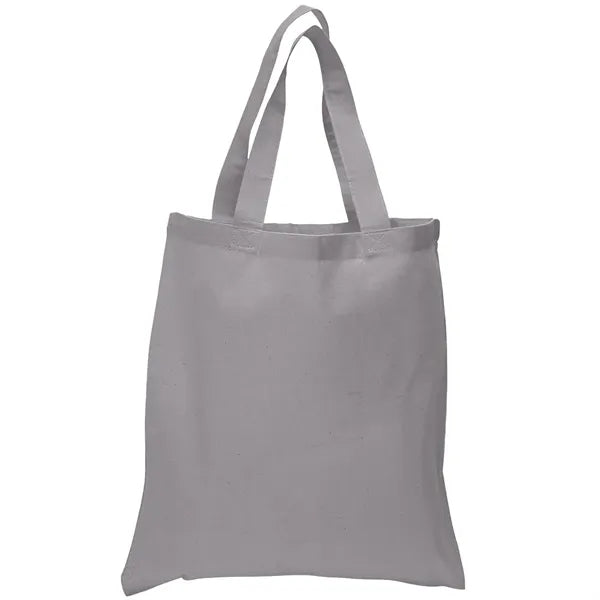 6 Oz. Cotton Canvas Tote Bag Self Fabric Handles (15" x 16")