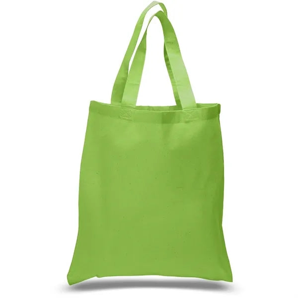 6 Oz. Cotton Canvas Tote Bag Self Fabric Handles (15" x 16")