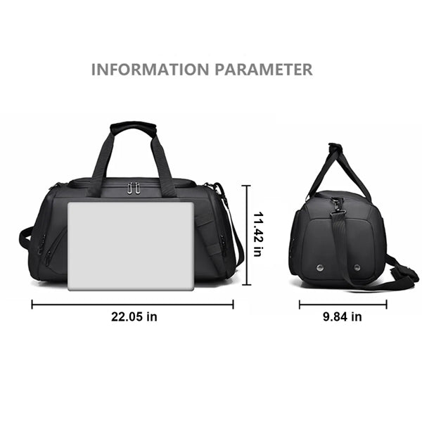 Travel Gym Duffle Bag With Dry And Wet Separation
