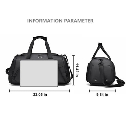 Travel Gym Duffle Bag With Dry And Wet Separation