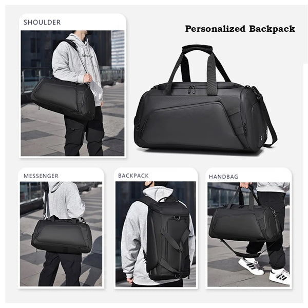 Travel Gym Duffle Bag With Dry And Wet Separation