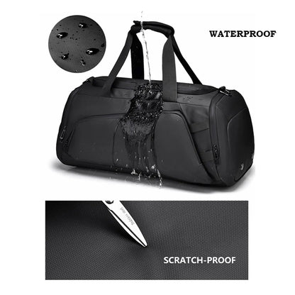 Travel Gym Duffle Bag With Dry And Wet Separation
