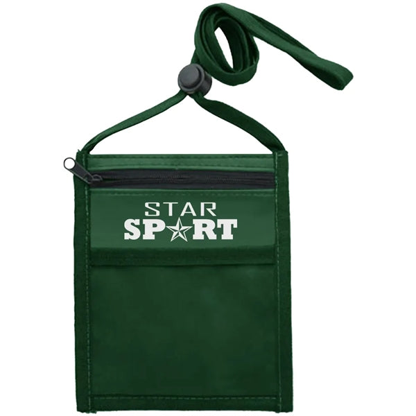 Nylon Pouch with Front Zipper Pocket