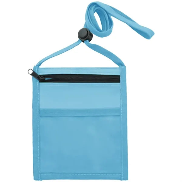 Nylon Pouch with Front Zipper Pocket