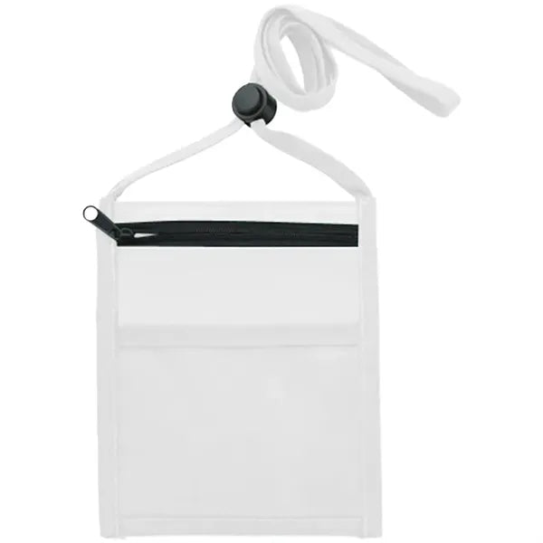 Nylon Pouch with Front Zipper Pocket