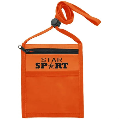 Nylon Pouch with Front Zipper Pocket