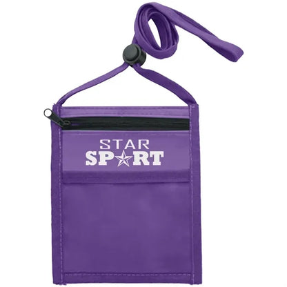 Nylon Pouch with Front Zipper Pocket